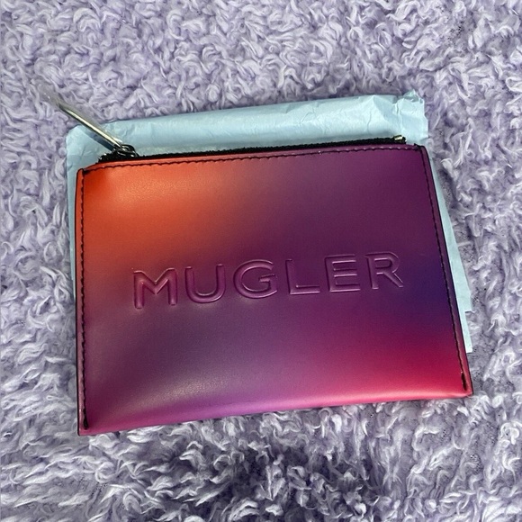 Mugler Vibrant Purple and Red conpact wallet - Picture 3 of 3
